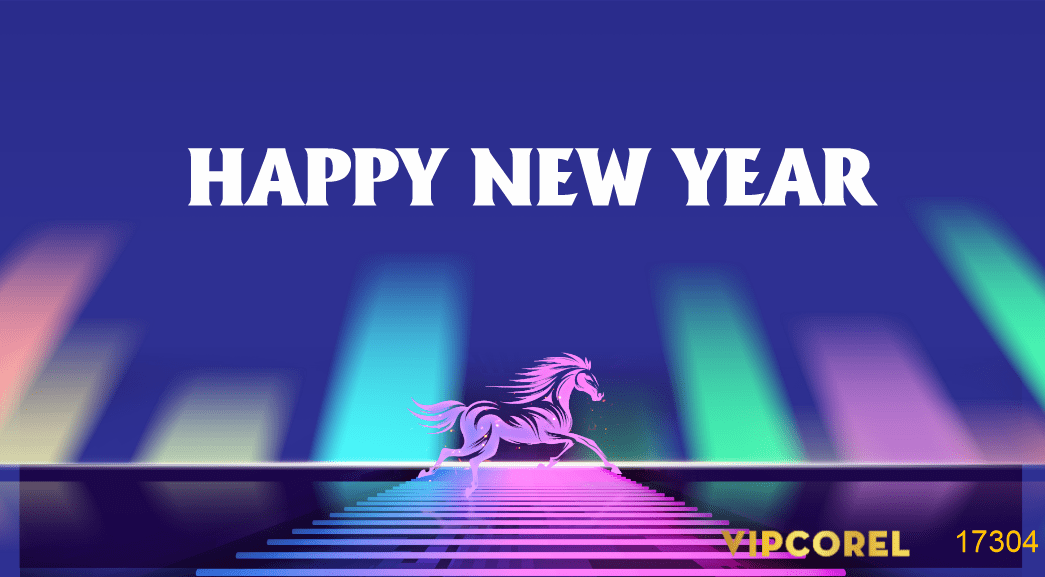 Backdrop Happy New Year 2026 file corel #160