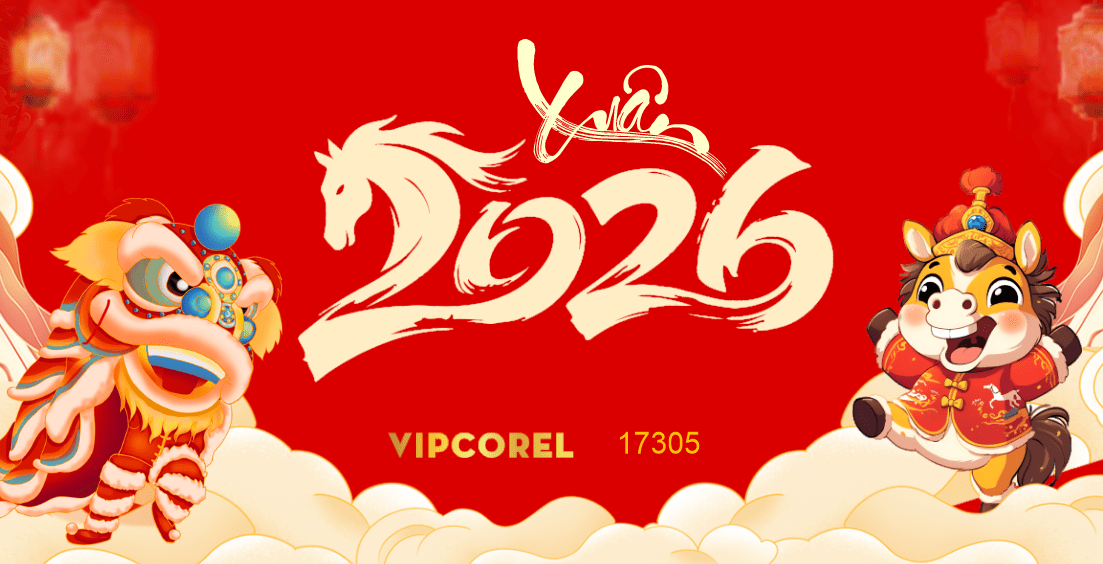 Backdrop Happy New Year 2026 file corel #161