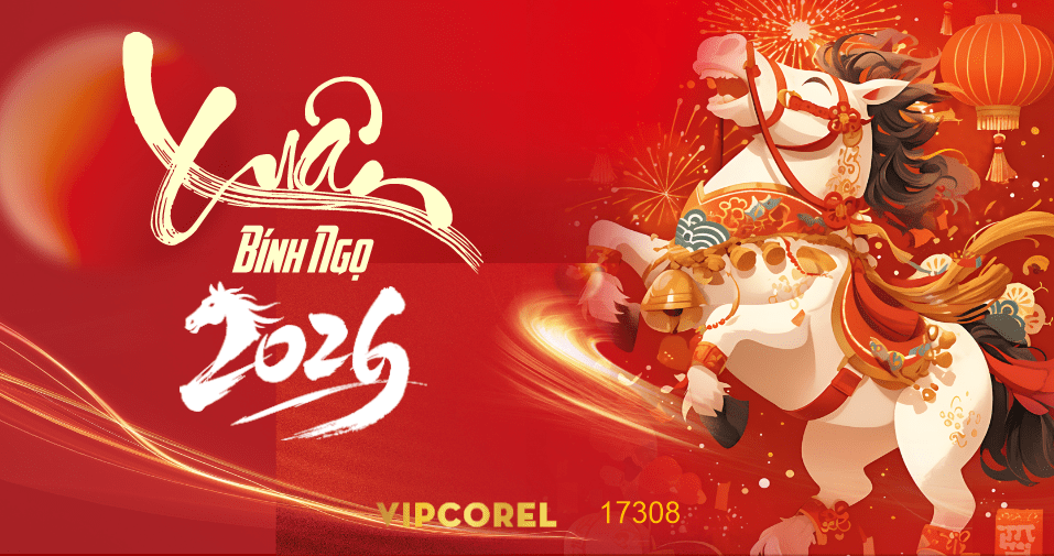 Backdrop Happy New Year 2026 file corel #164