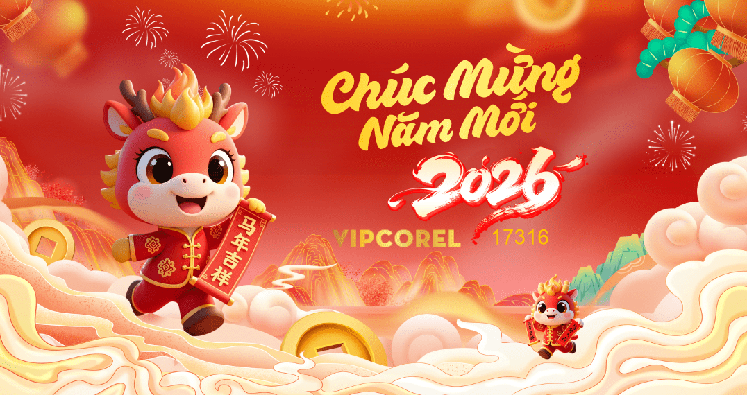 Backdrop Happy New Year 2026 file corel #172