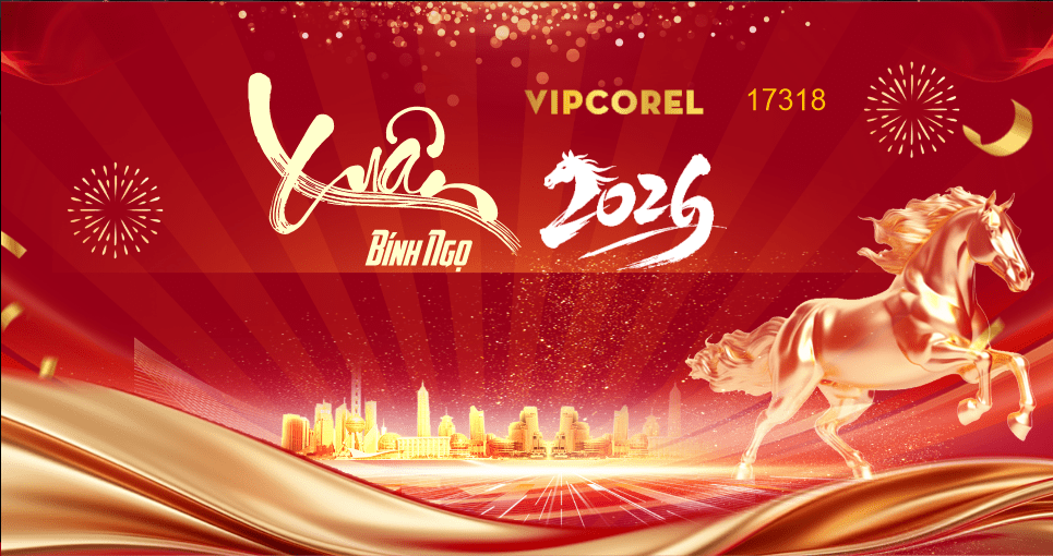 Backdrop Happy New Year 2026 file corel #174