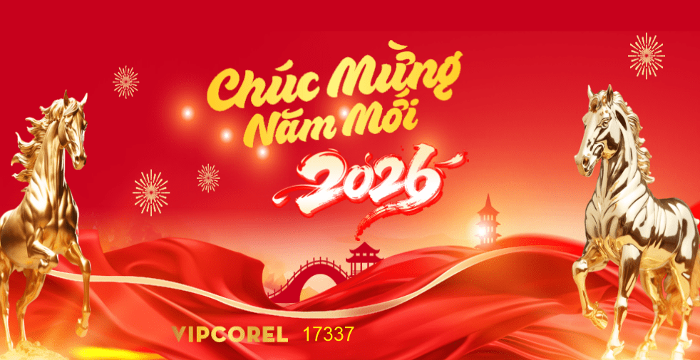 Backdrop Happy New Year 2026 file corel #193