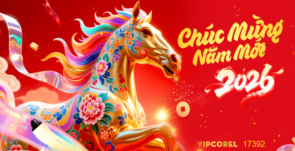 Backdrop Happy New Year 2026 file corel #219