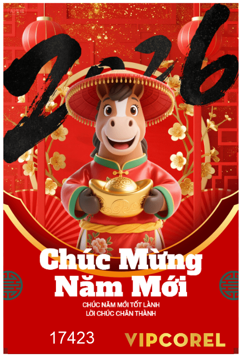 Backdrop Happy New Year 2026 file corel #250