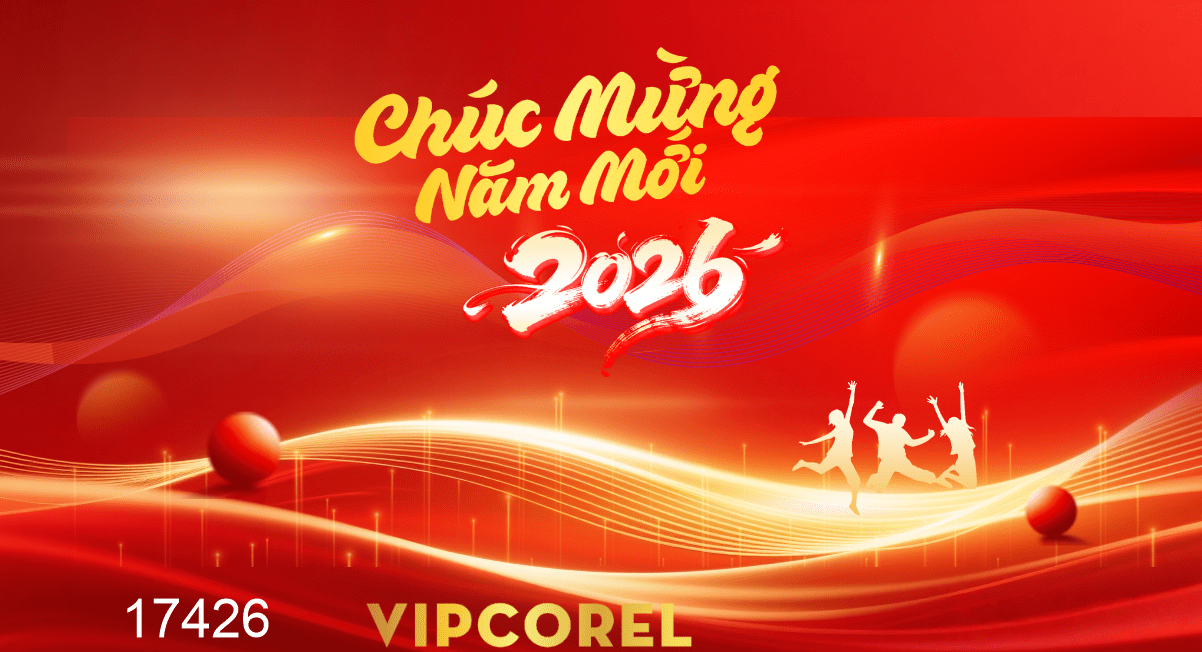 Backdrop Happy New Year 2026 file corel #253