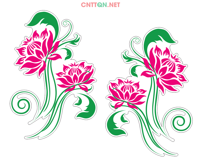 Cổng chào đèn LED trang trí năm mới file CDR