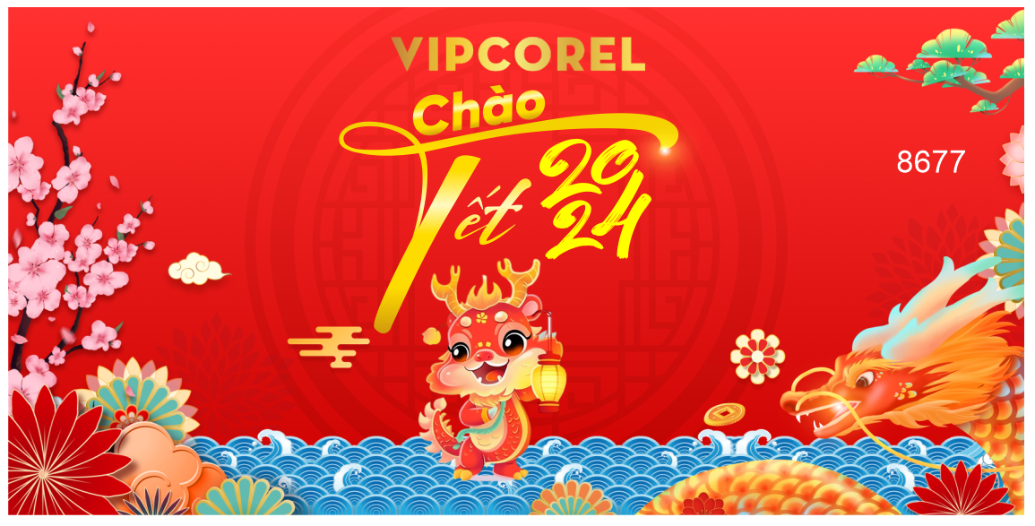 Backdrop chúc mừng năm mới chào xuân 2024 #28