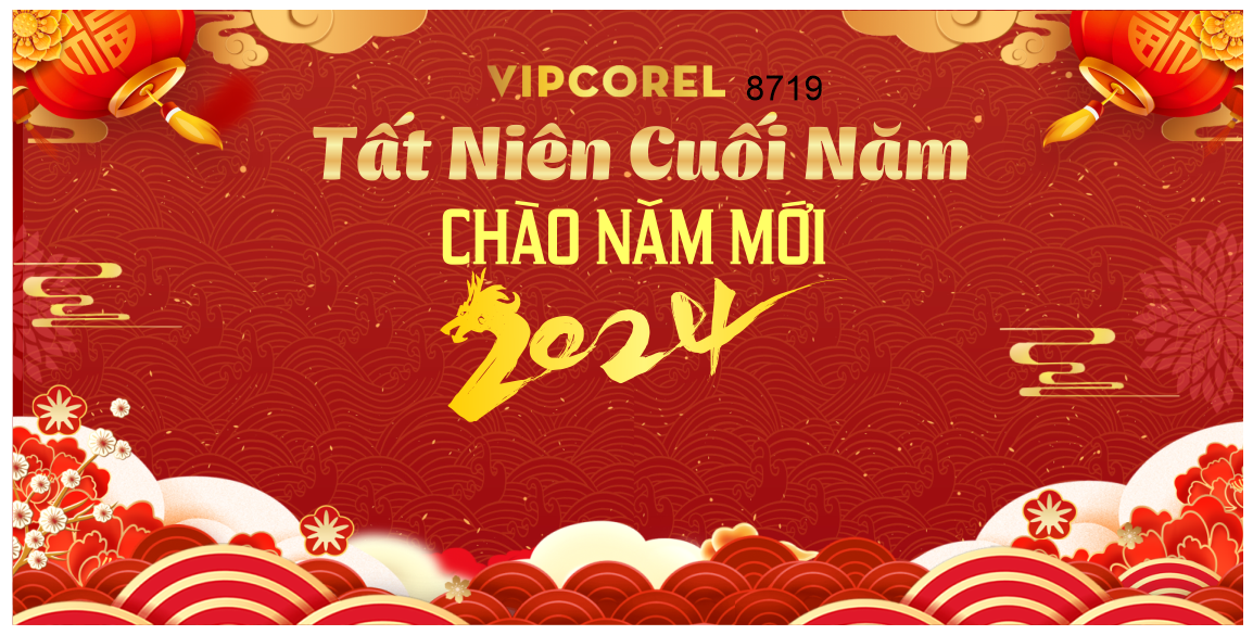 Backdrop tất niên cuối năm chào năm mới 2024 #50