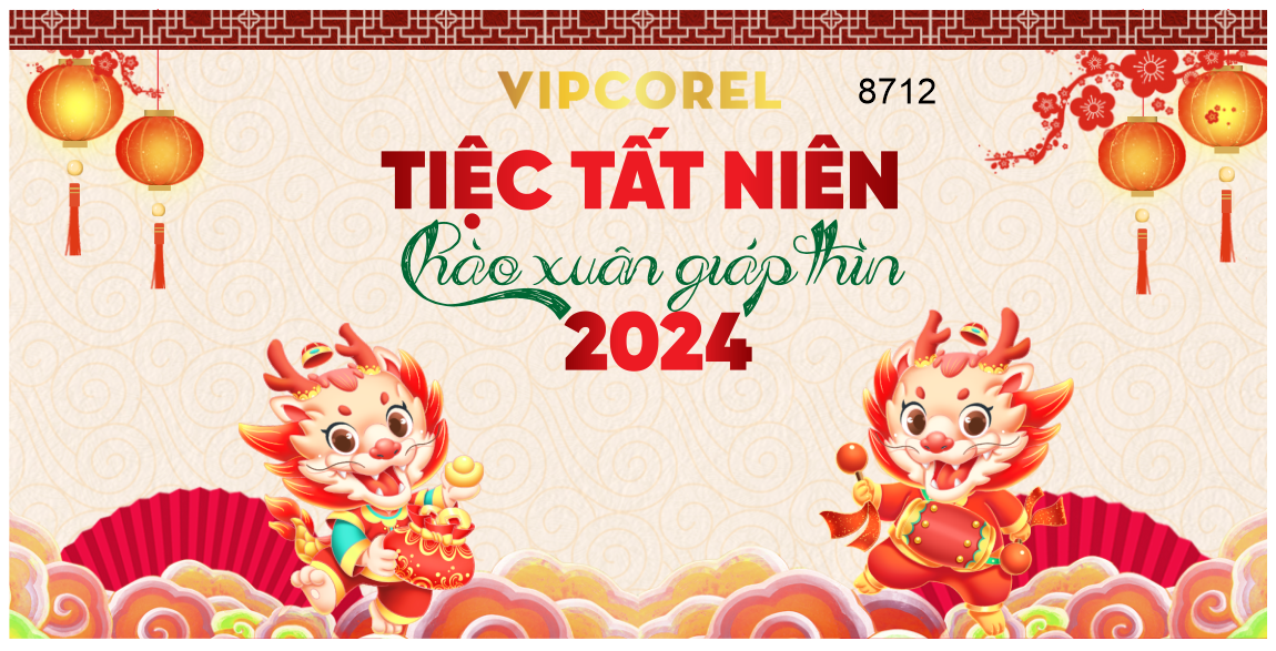 Backdrop tất niên cuối năm chào năm mới 2024 #43