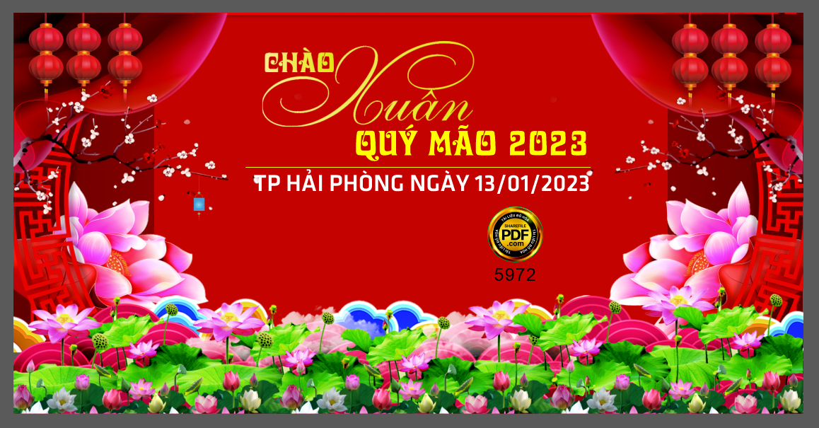 Backdrop chào xuân Quý Mão 2023 #33 file corel