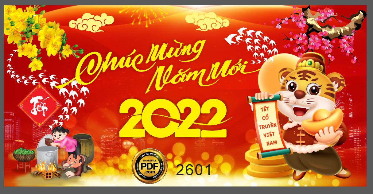 Market chúc mừng năm mới 2022 file CorelDRAW x5