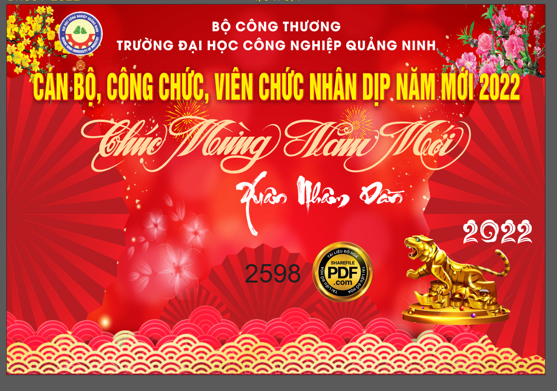 Market cán bộ công chức viên chứ nhân dịp năm mới 2022