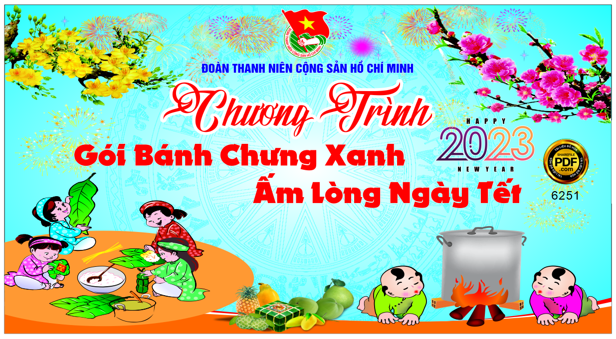 Chương trình gói bánh chưng xanh ấm lòng ngày tết 2023