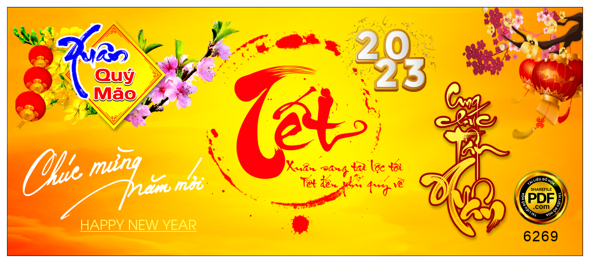 Market chúc mừng năm mới 2023 #66 file corel