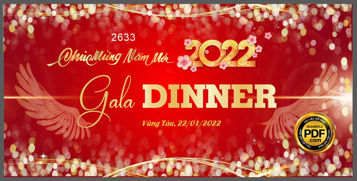 Market gala dinner chúc mừng năm mới 2022 file CDR
