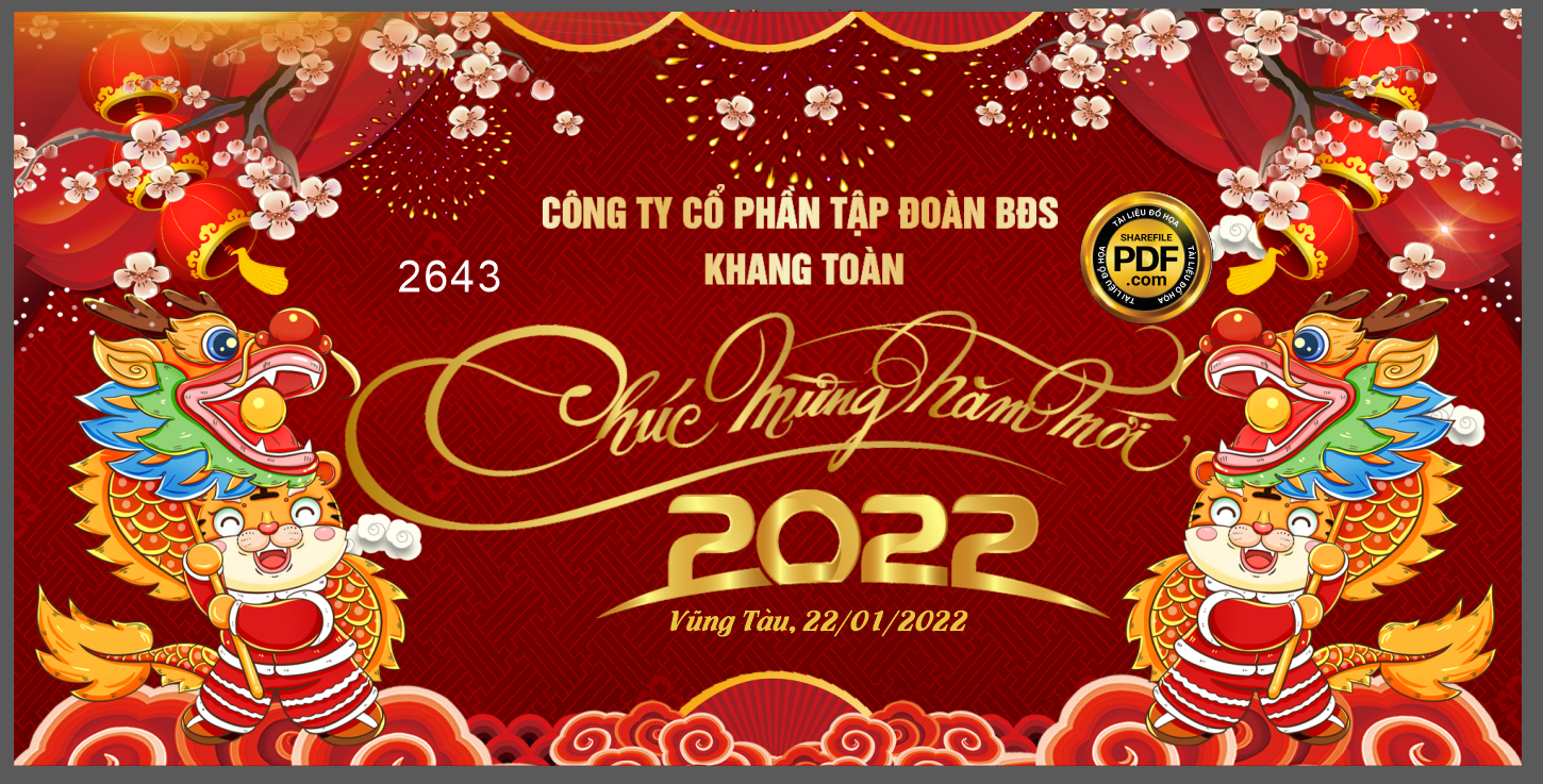 Market chúc mừng năm mới 2022 TP. Vũng Tàu file CDR