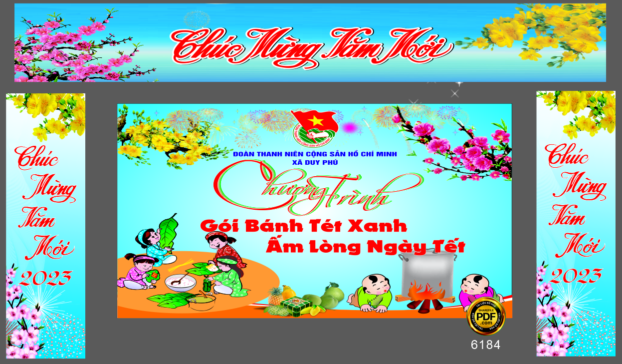 Chương trình gói bánh chưng xanh ấm lòng ngày tết 2023