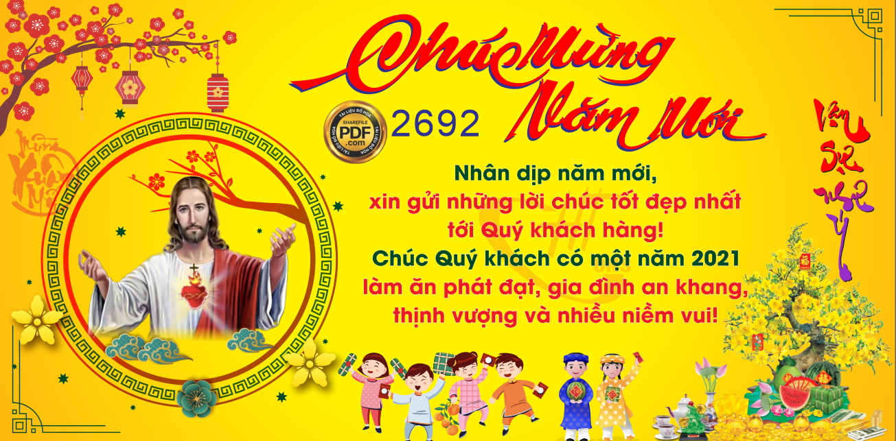 Market công giáo chúc mừng năm mới file CDR