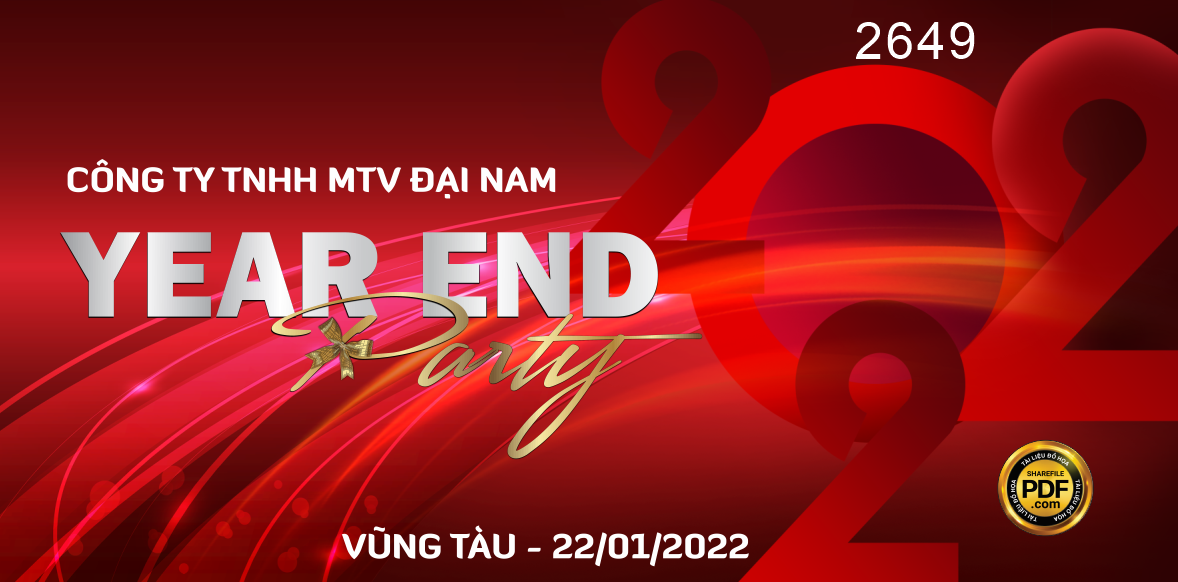 Market Công ty TNHH MTV Đại Nam Year End Party 2022 file cdr