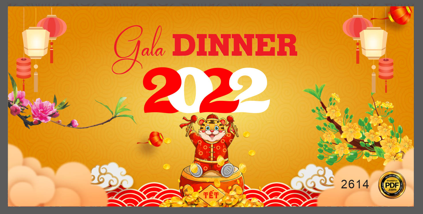Market gala dinner chúc mừng năm mới 2022 file CorelDRAW x5