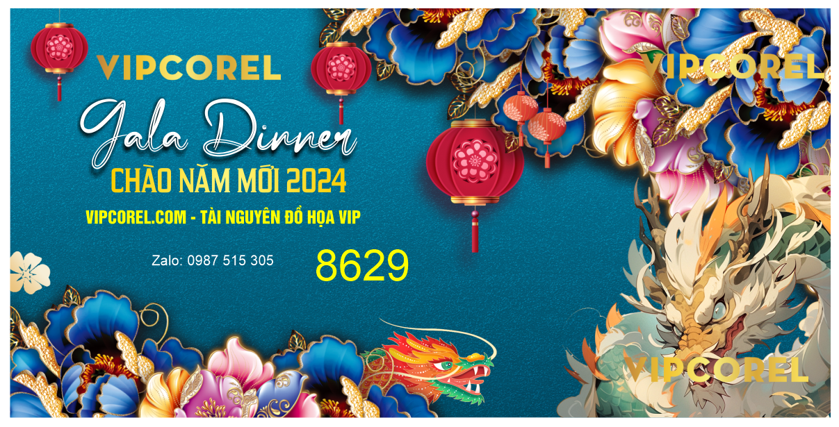 Backdrop Gala dinner chào năm mới 2024 #15