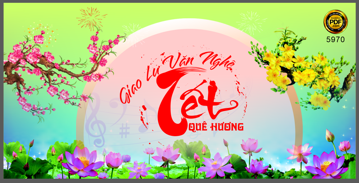 Backdrop giao lưu văn nghệ tết quê hương 2023 #31