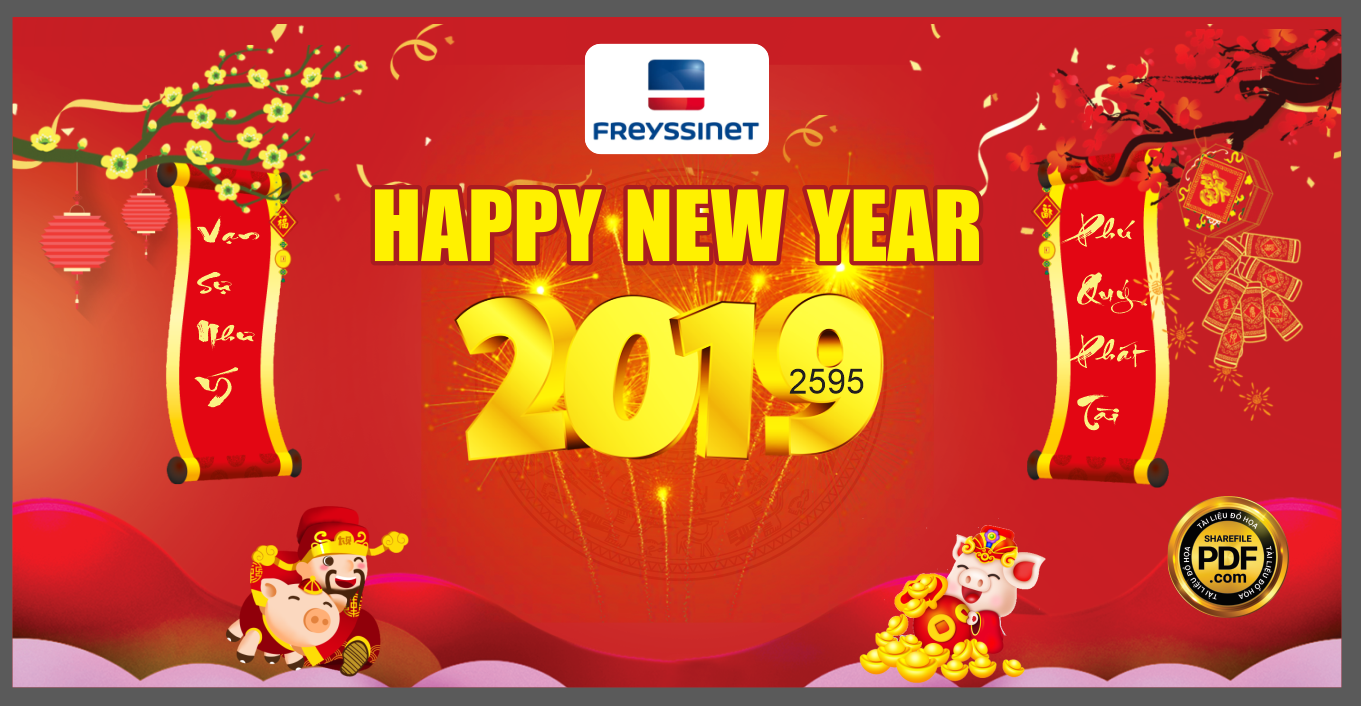 Market happy new year 2019 – vạn sự như ý – phú quý phát tài