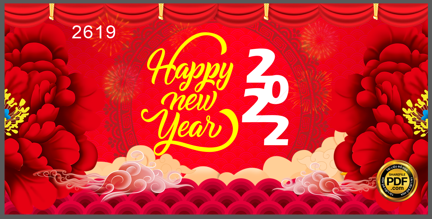 Market Happy New Year 2022 file CorelDRAW x5