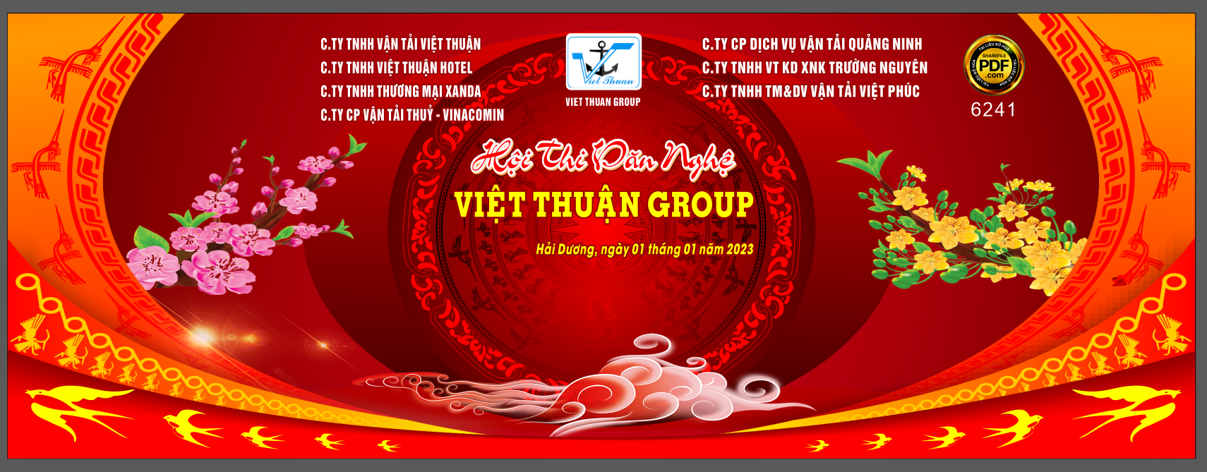 Hội thi văn nghệ chào xuân 2023 – Việt Thuận Group file corel
