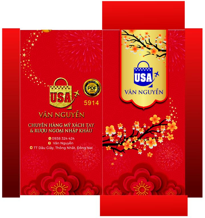 Market Vỏ chai rượu Vân Nguyễn ngày tết