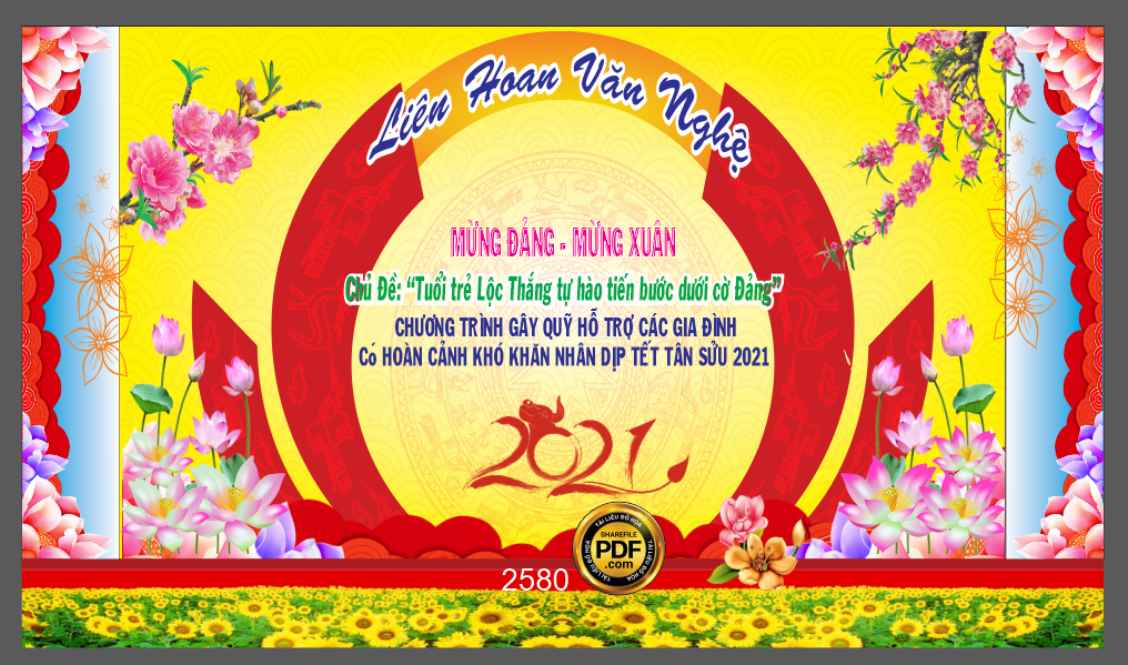 Market liên hoan văn nghệ mừng đảng mừng xuân file CDR