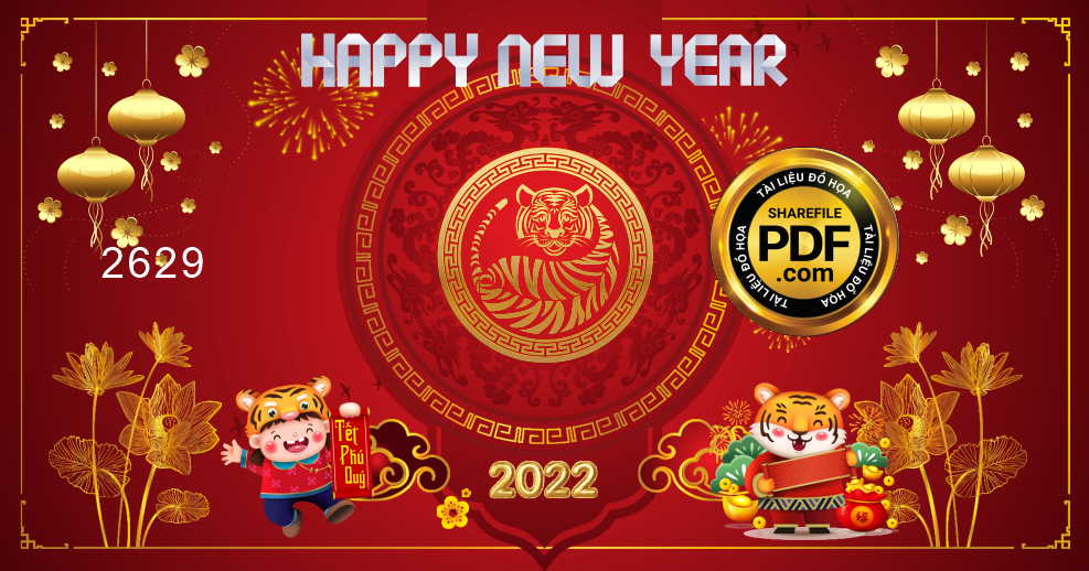 Market Happy new year 2022 – tết phú quý file CDR