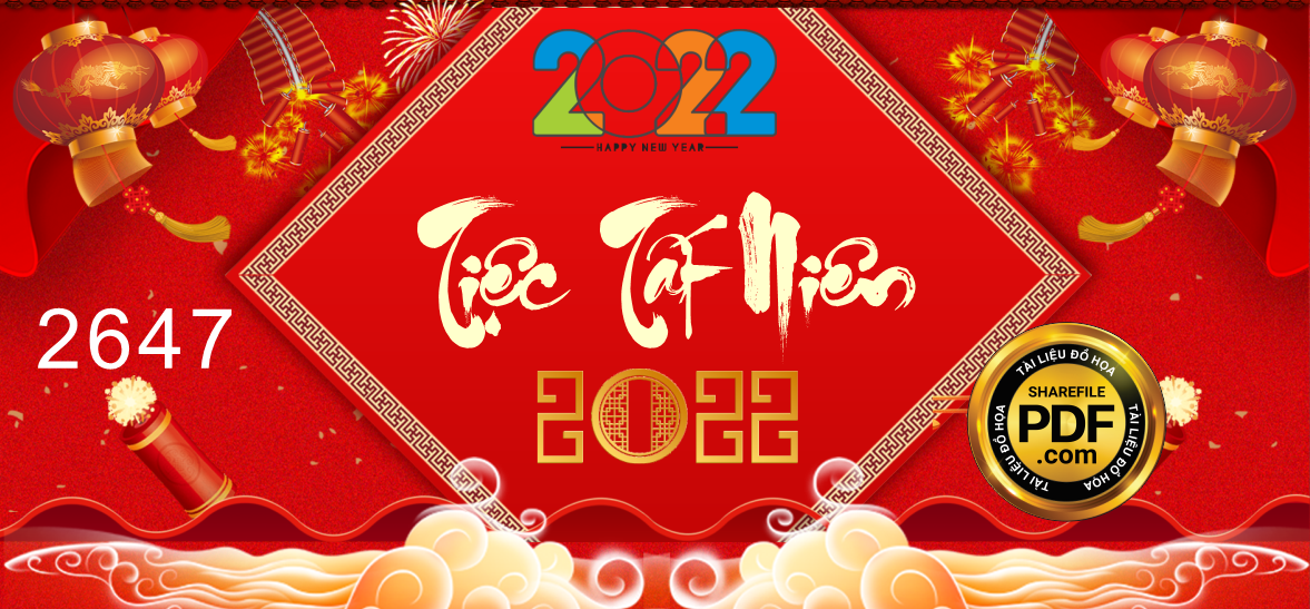 Market backdrop tiệc tất niên 2022 nền đỏ đẹp file CDR