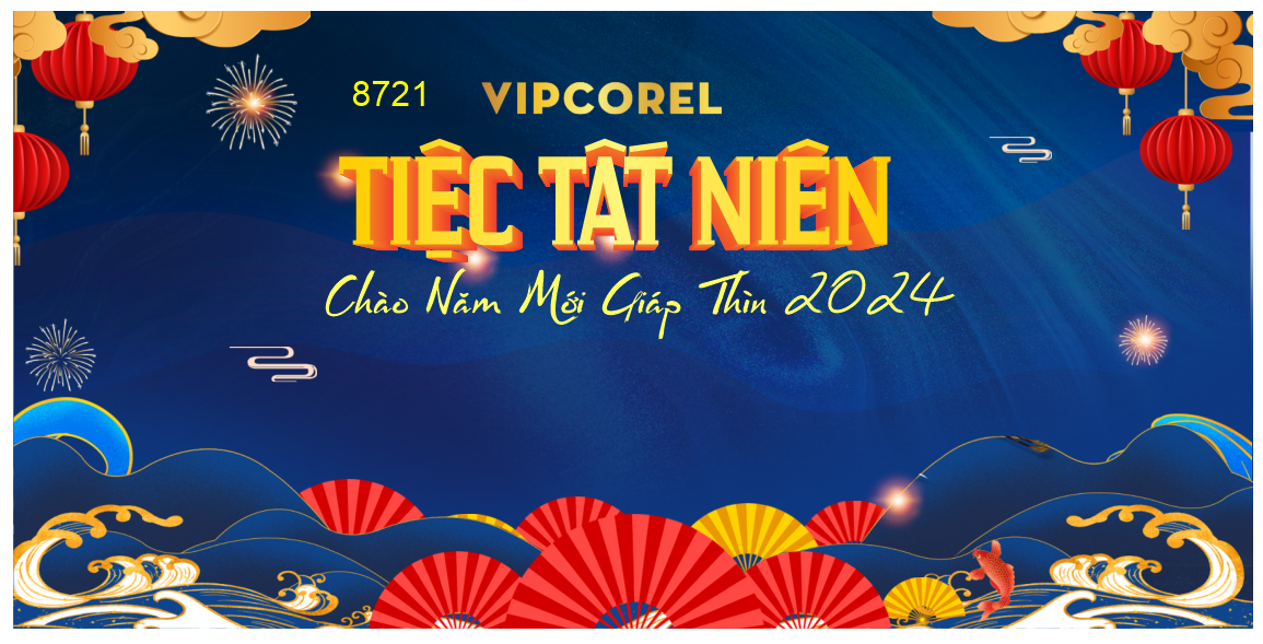 Backdrop tiệc tất niên chào năm mới giáp thìn 2024 #52