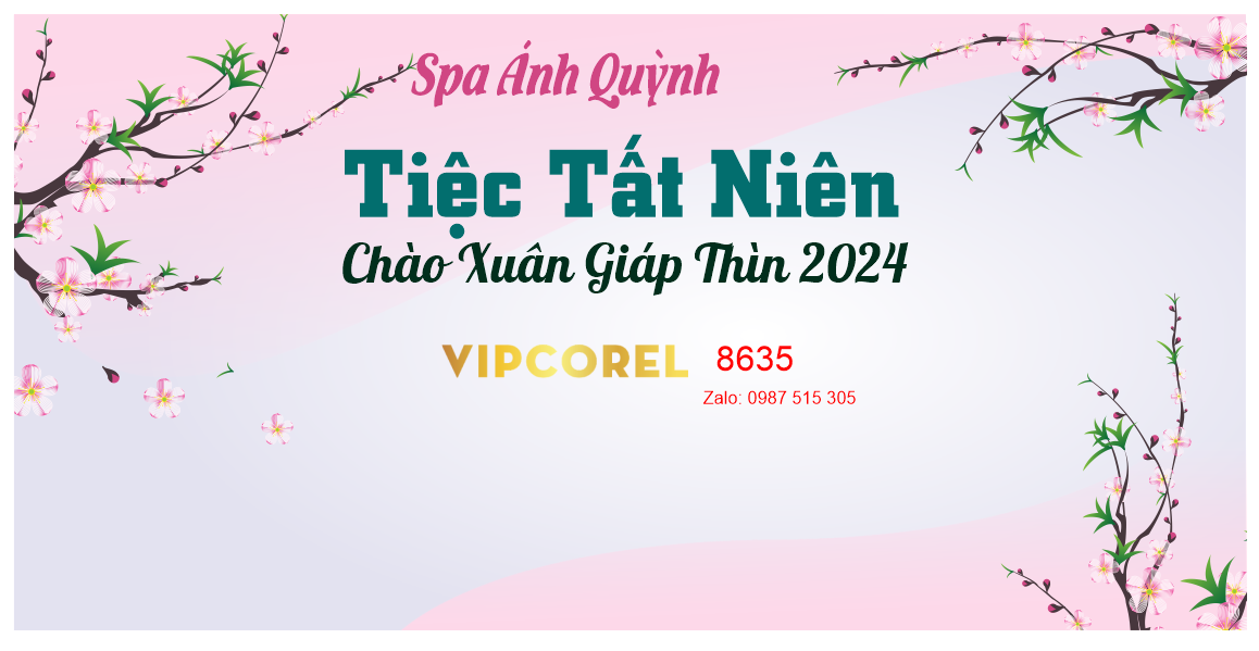 Backdrop tiệc tất niên chào xuân Giáp Thìn 2024 #21