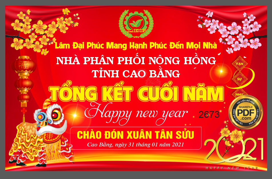 Market chào đón xuân tân sửu – nhà phân phối Nông Hồng