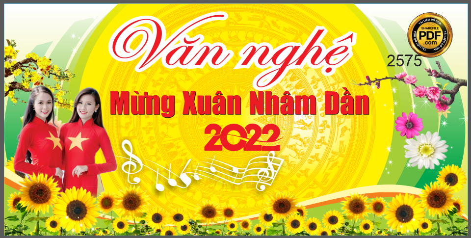 Market văn nghệ mừng xuân nhầm dần 2022 file CDR
