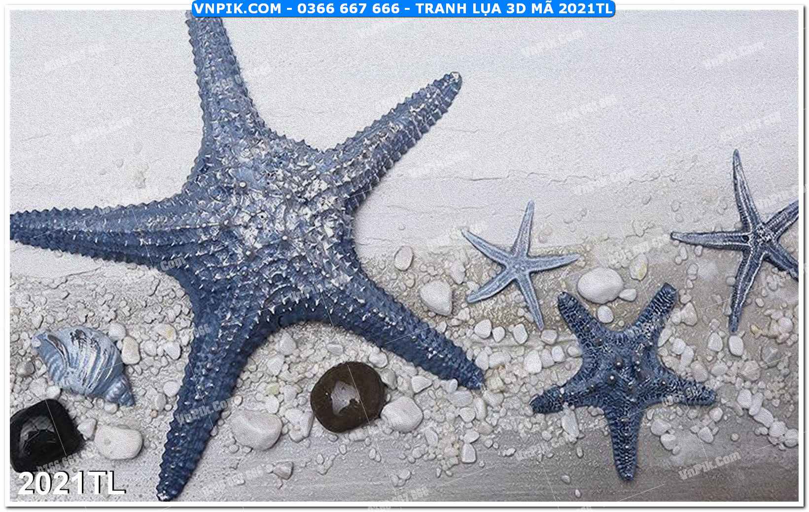 Tranh lụa 3D – Tranh trang trí dán tường 2021TL