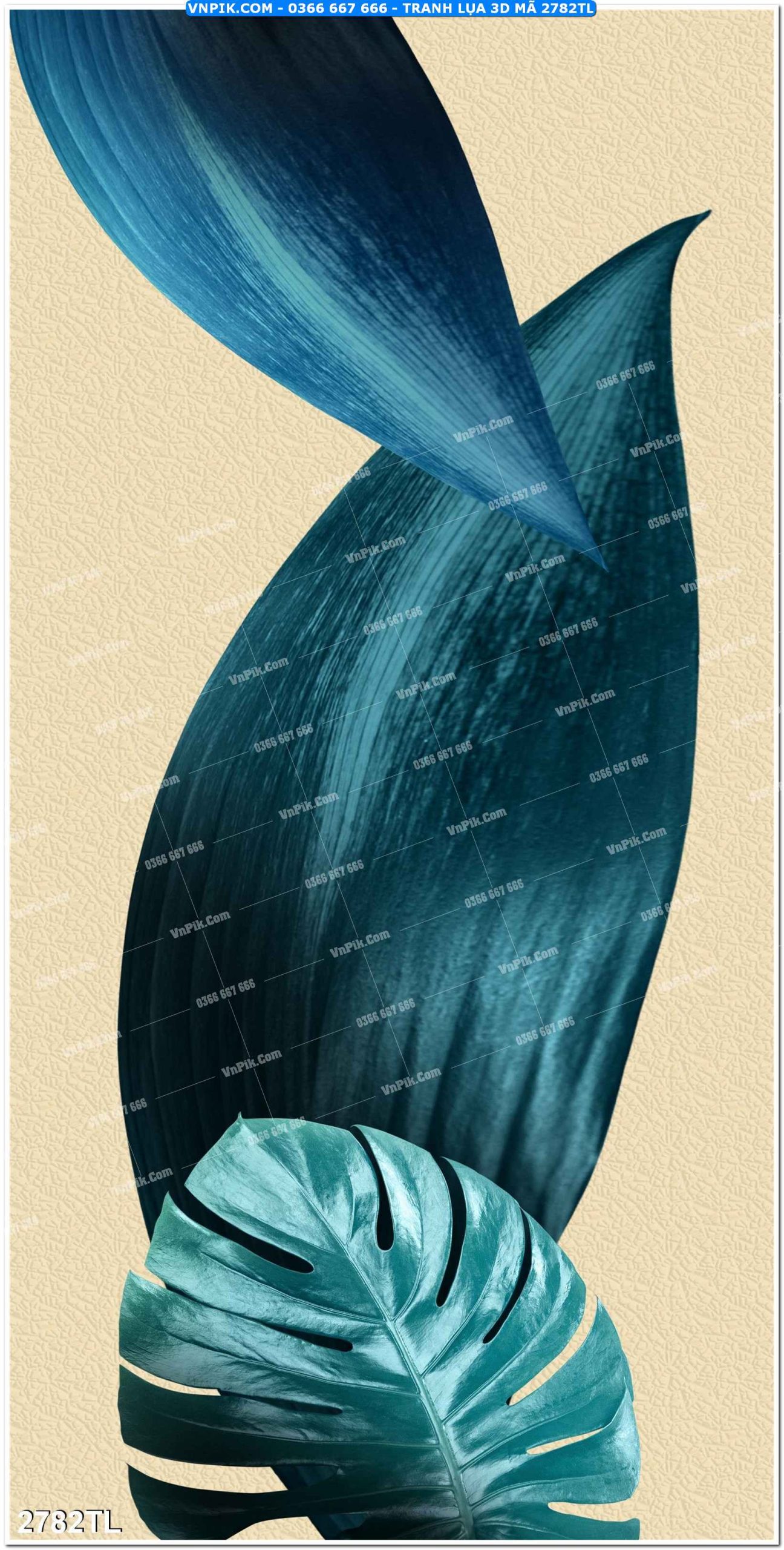 Tranh lụa 3D – Tranh trang trí dán tường 2782TL