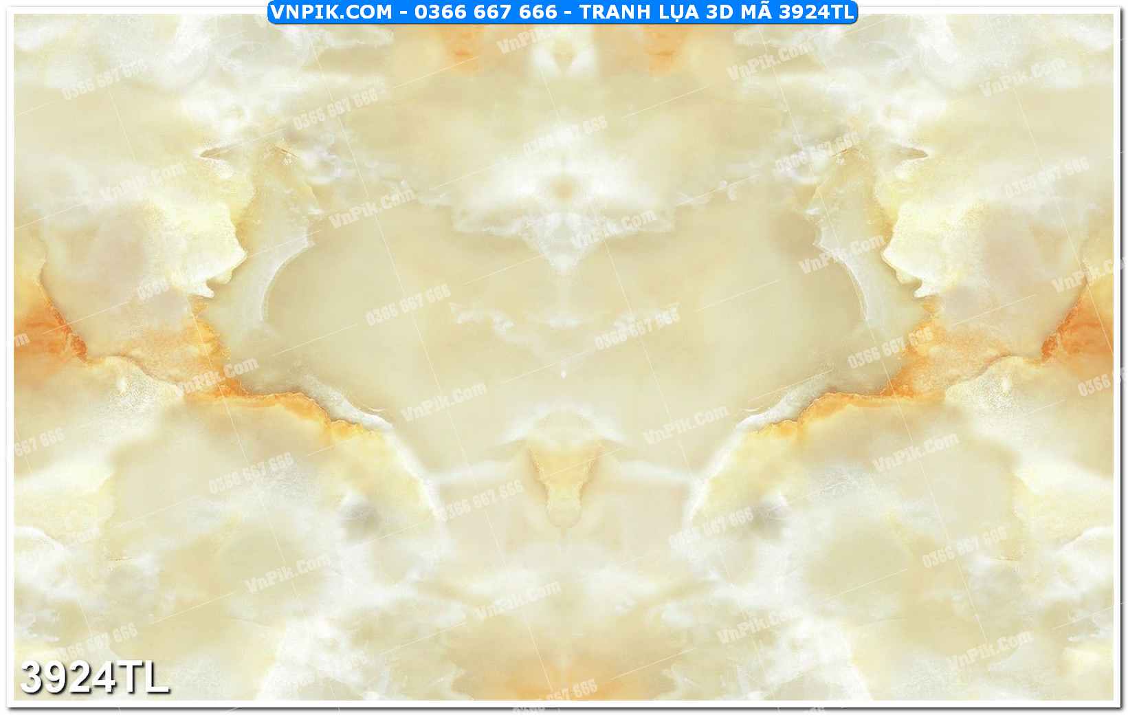 Tranh lụa 3D – Tranh trang trí dán tường 3924TL