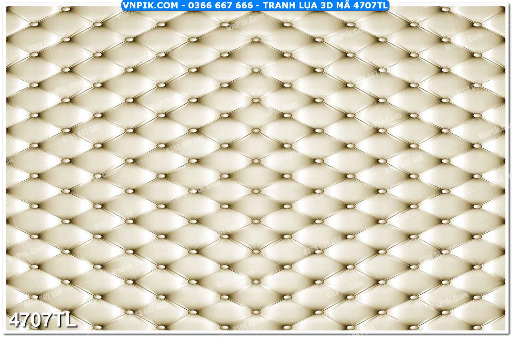 Tranh lụa 3D – Tranh trang trí dán tường 4707TL