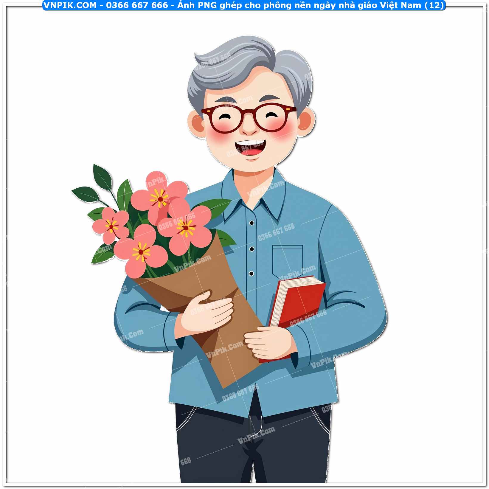 Ảnh PNG ghép cho phông nền ngày nhà giáo Việt Nam (12)
