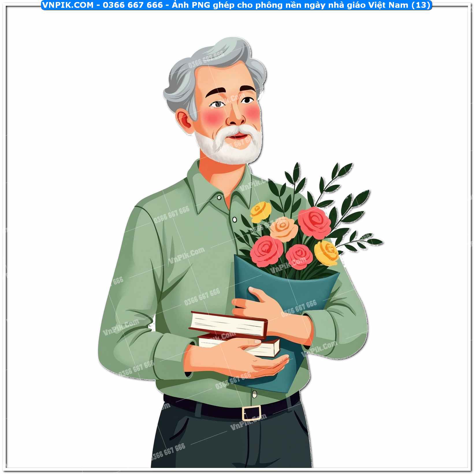 Ảnh PNG ghép cho phông nền ngày nhà giáo Việt Nam (13)