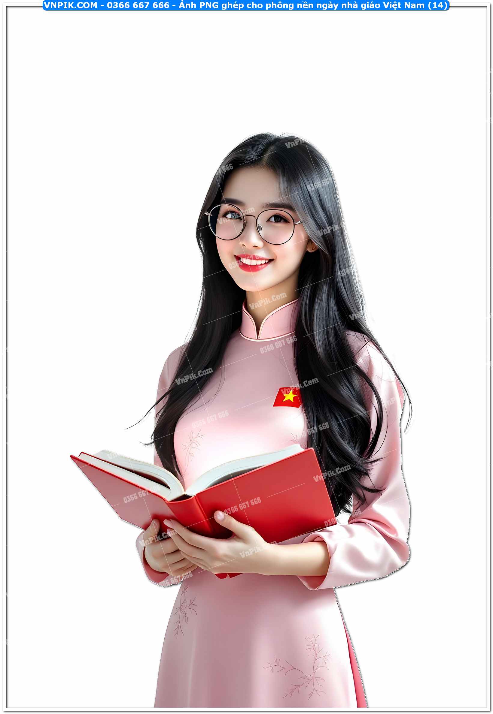 Ảnh PNG ghép cho phông nền ngày nhà giáo Việt Nam (14)