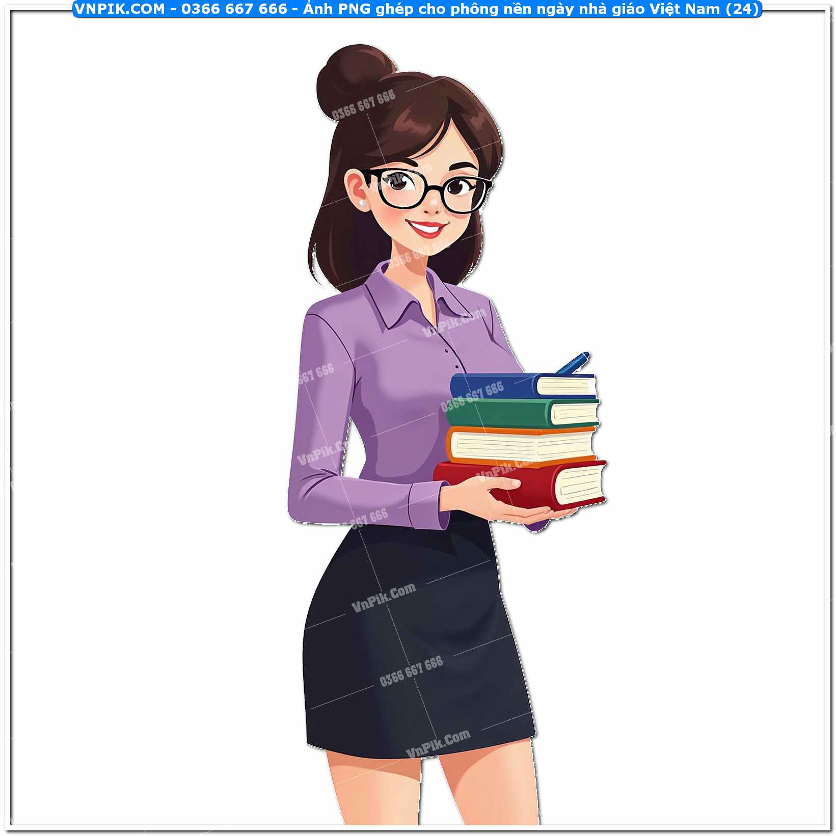 Ảnh PNG ghép cho phông nền ngày nhà giáo Việt Nam (24)