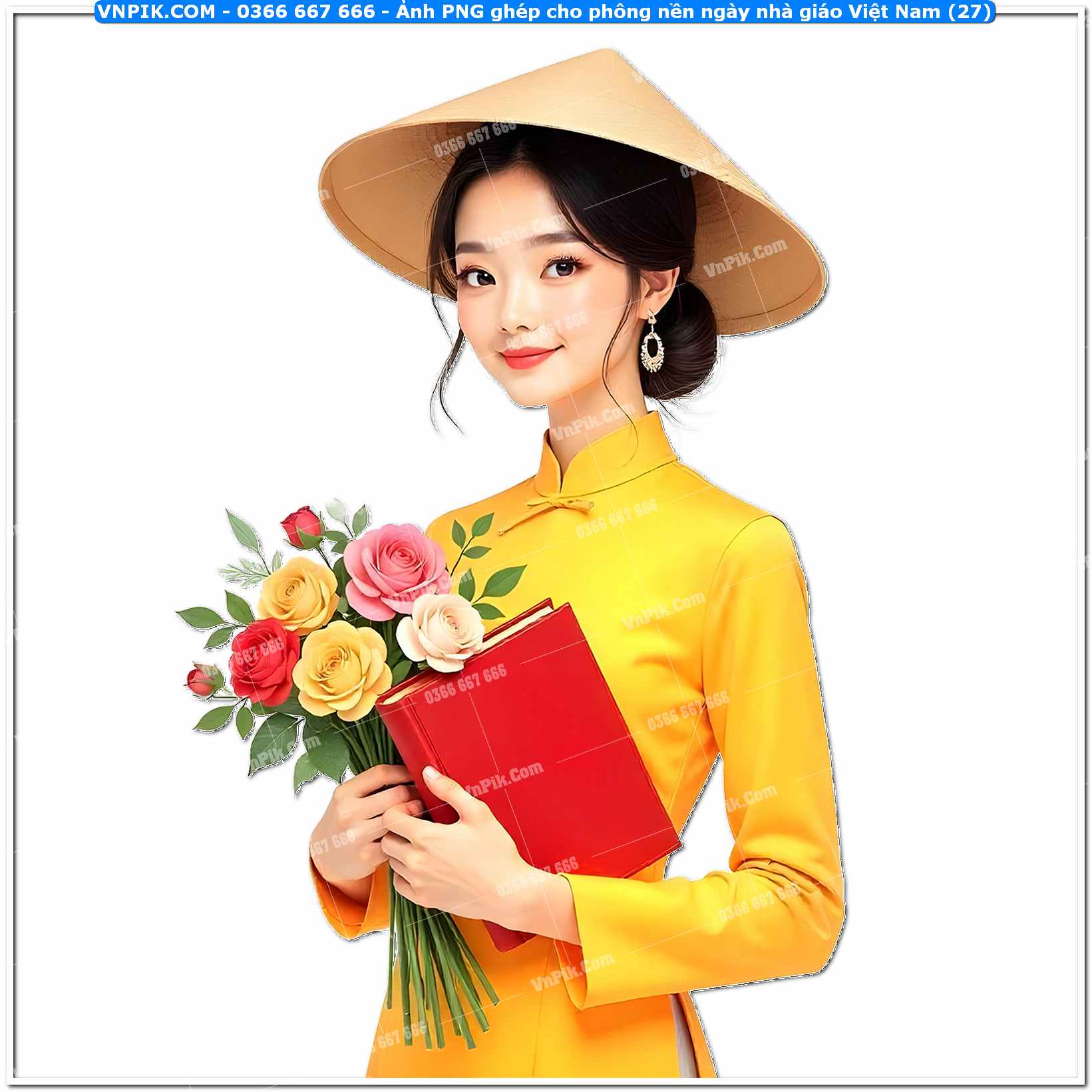 Ảnh PNG ghép cho phông nền ngày nhà giáo Việt Nam (27)