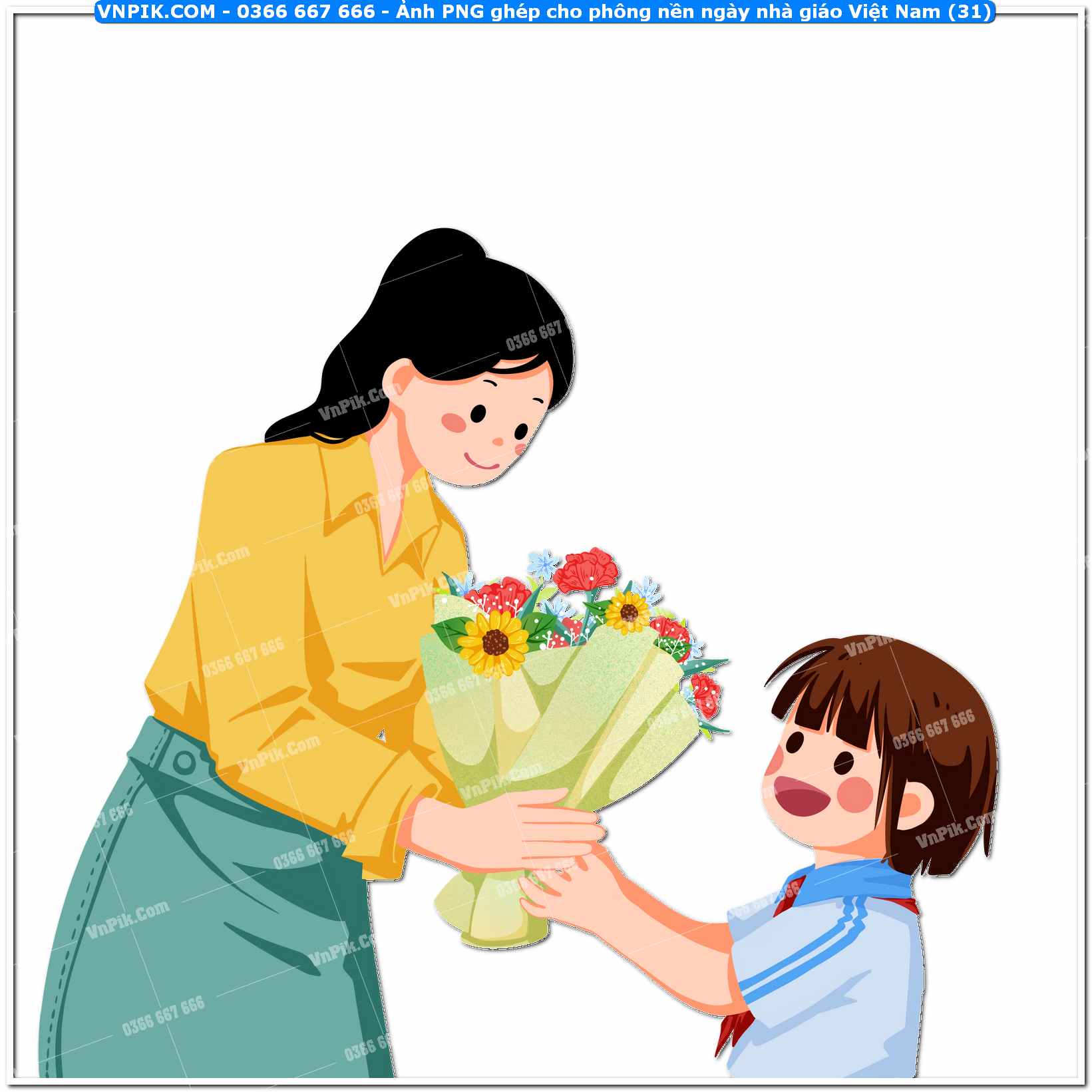Ảnh PNG ghép cho phông nền ngày nhà giáo Việt Nam (31)