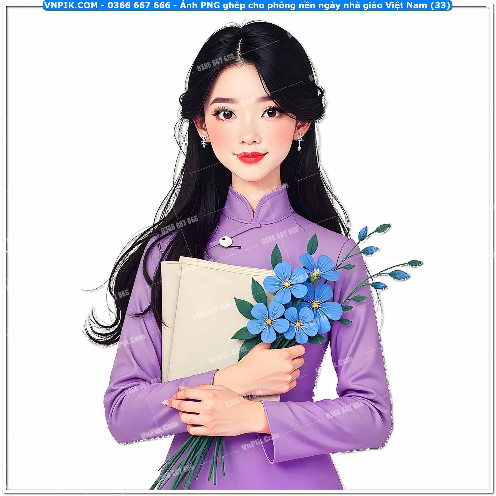 Ảnh PNG ghép cho phông nền ngày nhà giáo Việt Nam (33)