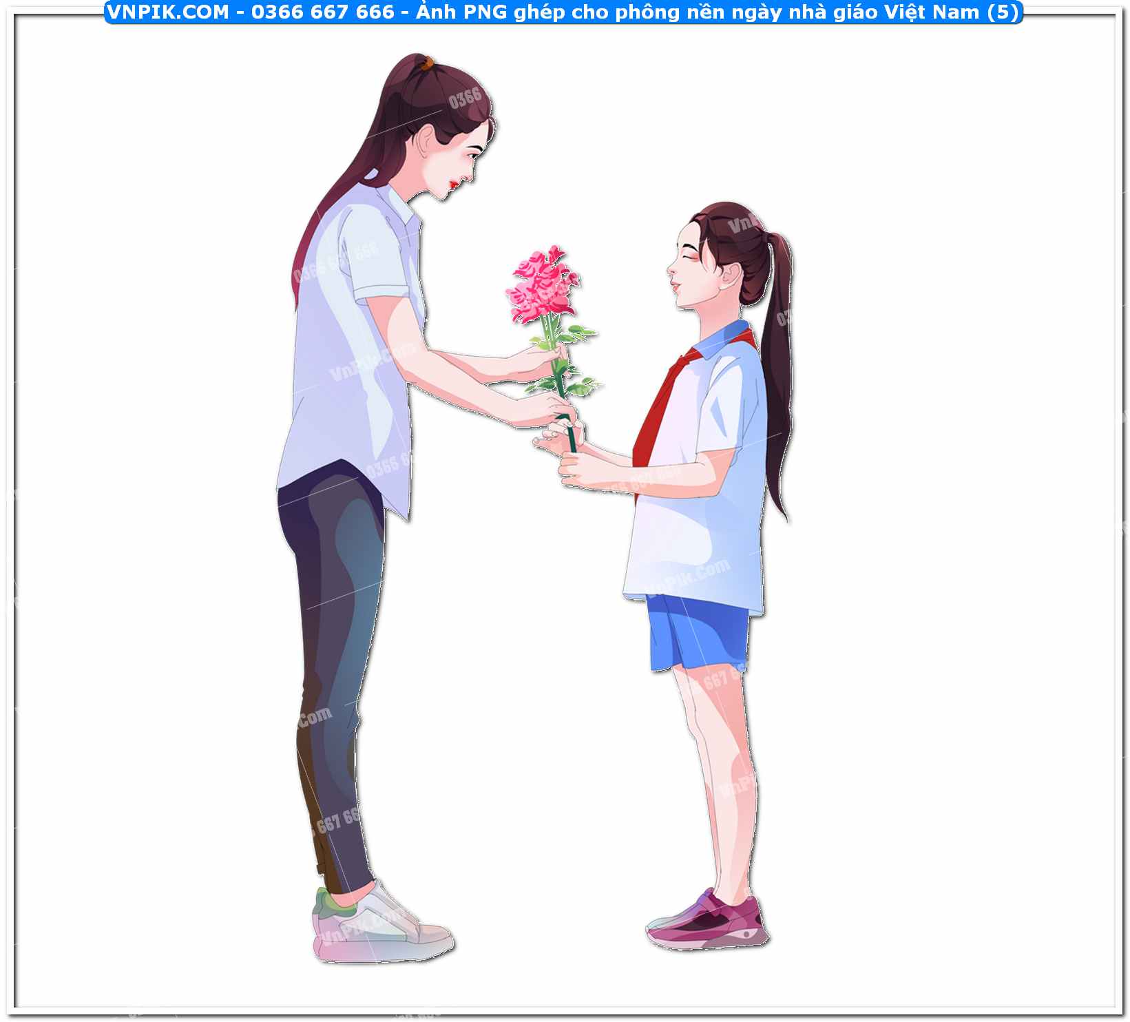 Ảnh PNG ghép cho phông nền ngày nhà giáo Việt Nam (5)