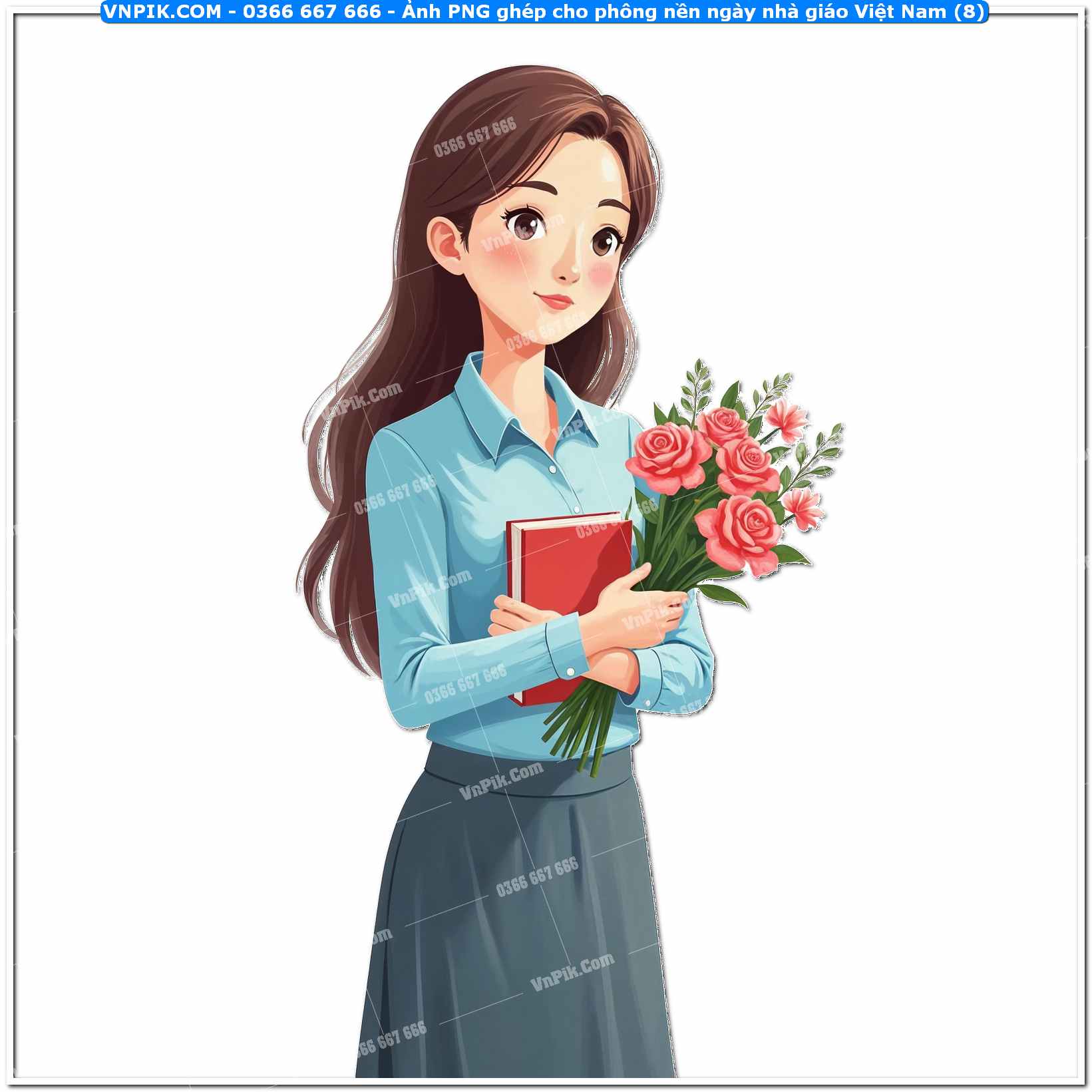 Ảnh PNG ghép cho phông nền ngày nhà giáo Việt Nam (8)